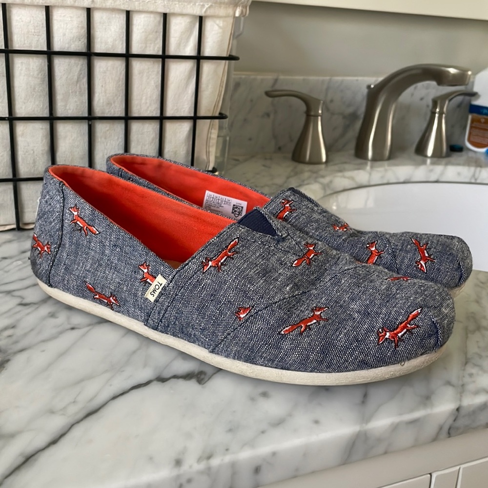 Toms fox flats